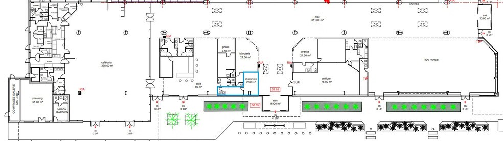 Local commercial dans LA RÉOLE à louer - Plan d’étage – Image 2 sur 2