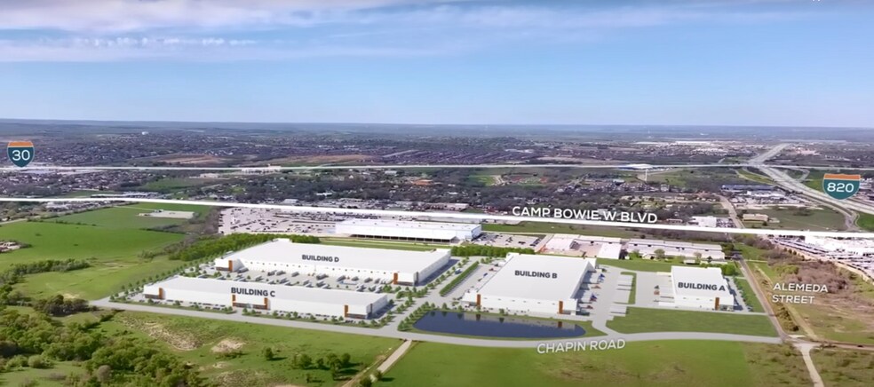 3601 Alemeda St, Fort Worth, TX à louer - Aérien – Image 3 sur 4