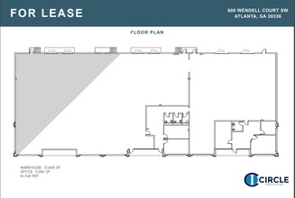 600 Wendell Ct SW, Atlanta, GA à louer Plan d’étage– Image 1 sur 1