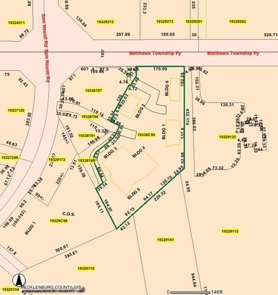 1320 Matthews Township Pky, Matthews, NC à louer - Plan cadastral – Image 3 sur 13