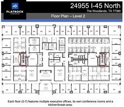 24955 Interstate 45 N, The Woodlands, TX à louer Plan d’étage– Image 1 sur 1