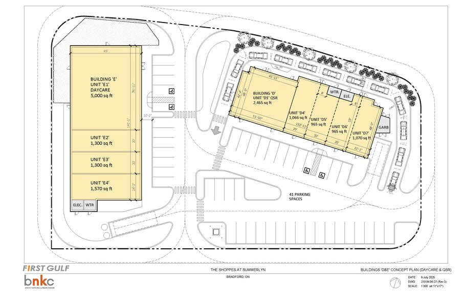 459-465 Holland St W, Bradford West Gwillimbury, ON à louer - Plan de site – Image 2 sur 2