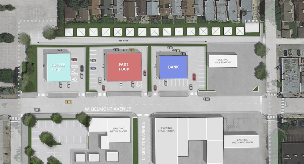 5850 W Belmont Ave, Chicago, IL à louer - Photo de l’immeuble – Image 3 sur 6
