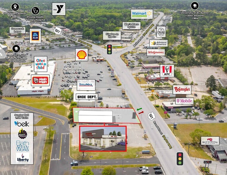 1029 Broad St, Sumter, SC à vendre - Photo de l’immeuble – Image 3 sur 3