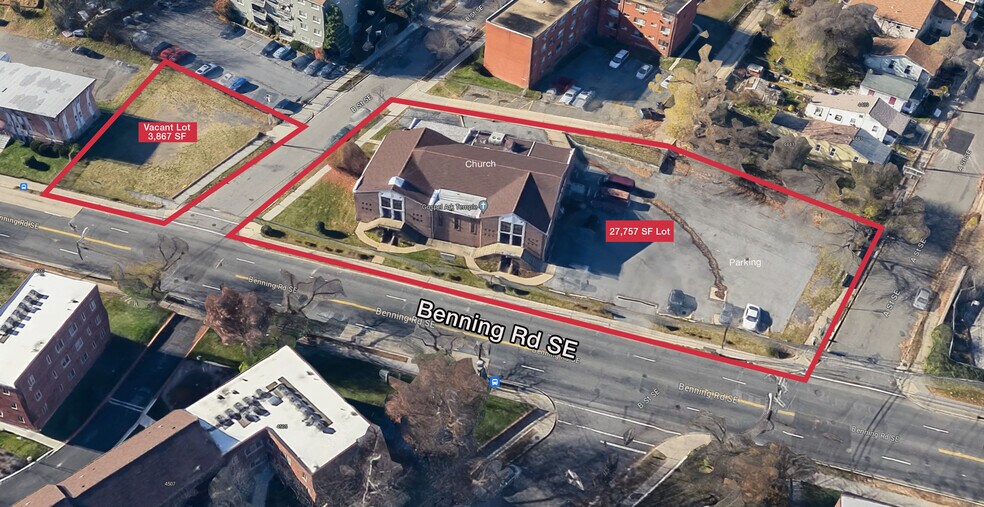 4551 Benning Rd SE, Washington, DC à vendre - Aérien – Image 2 sur 7