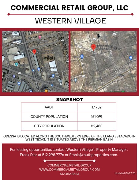 2802-2826 County Rd W, Odessa, TX à louer - Plan de site – Image 2 sur 7