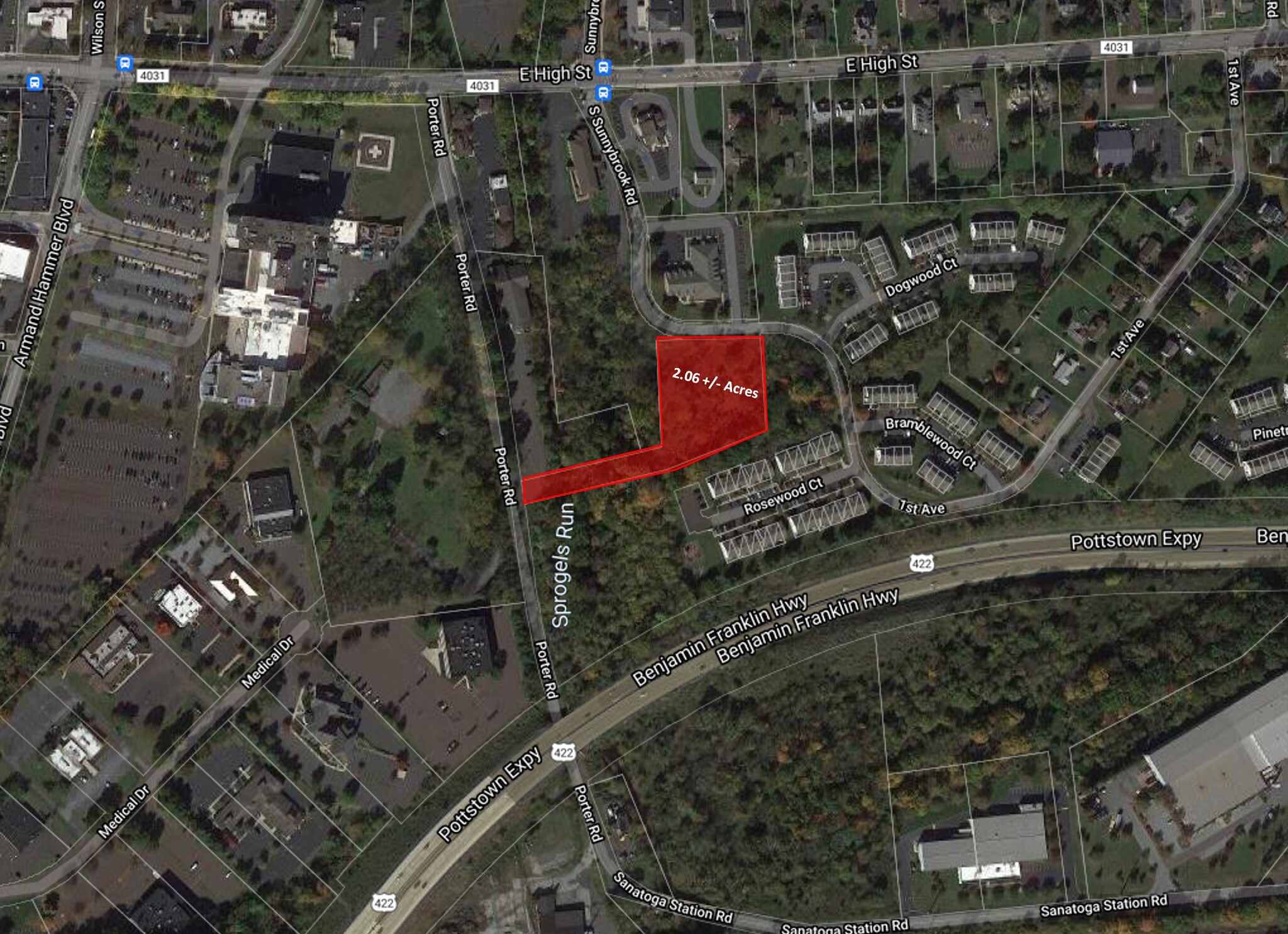 S Sunnybrook Rd, Sanatoga, PA à vendre Aérien– Image 1 sur 3