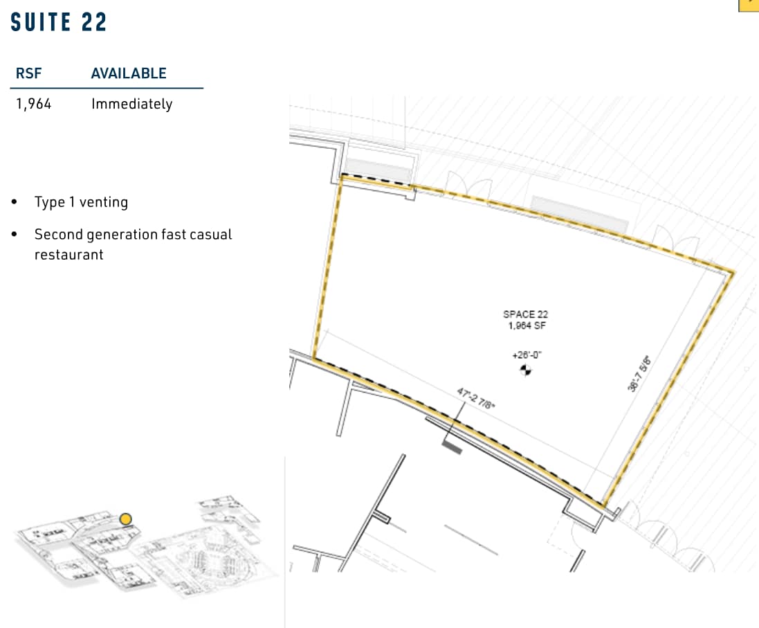 1 Warriors Way, San Francisco, CA à louer Plan d’étage– Image 1 sur 1
