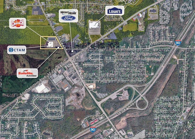 4910 Camp Rd, Hamburg, NY à louer - Aérien – Image 2 sur 9