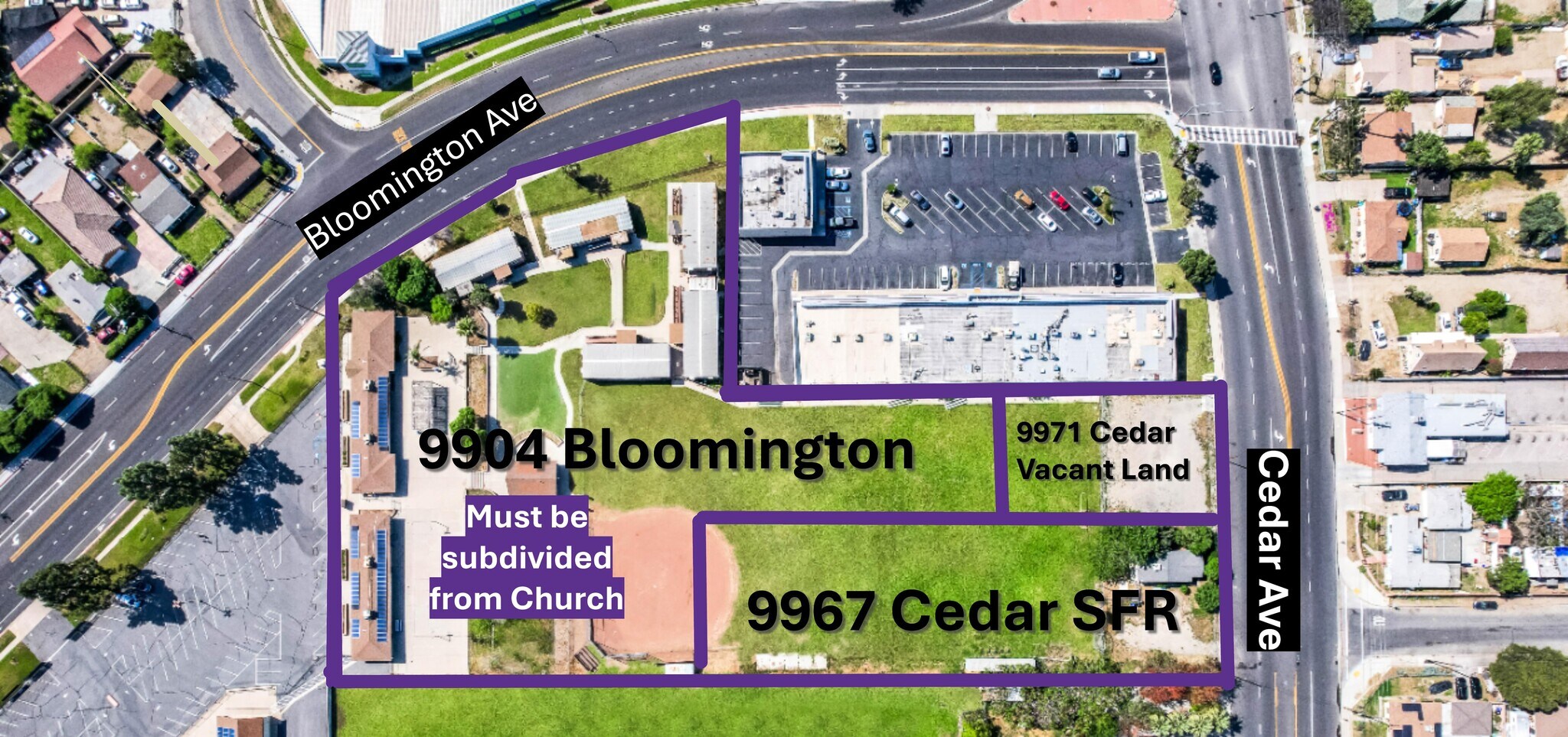 9904 Bloomington Ave, Bloomington, CA à vendre Aérien– Image 1 sur 17