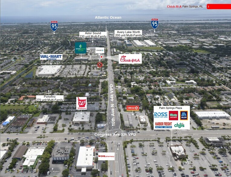 2625 10th Ave N, Village Of Palm Springs, FL à vendre - Aérien – Image 2 sur 4