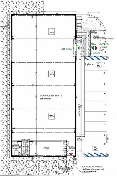 Local commercial dans SAINT-MARTIN-D'HERES à louer - Plan d’étage – Image 1 sur 1