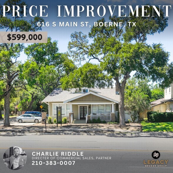 616 N Main St, Boerne, TX à vendre - Photo de l’immeuble – Image 1 sur 9