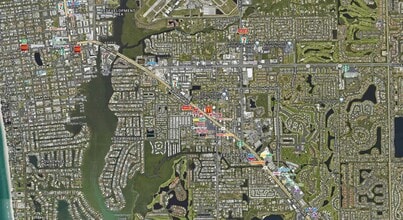 3181 Bayshore Dr, Naples, FL - Vue aérienne vue de carte