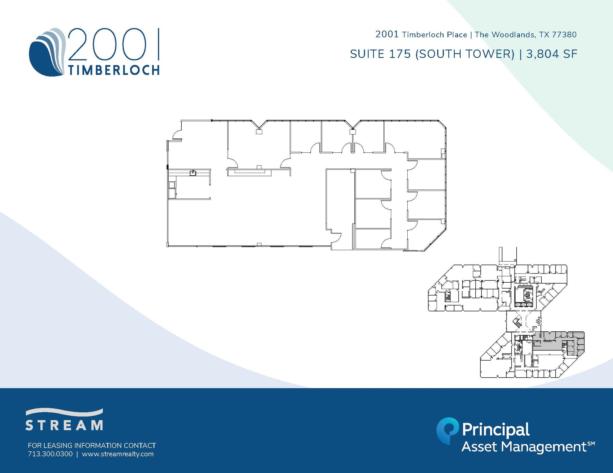 2001 Timberloch Pl, The Woodlands, TX à louer Plan d’étage– Image 1 sur 2