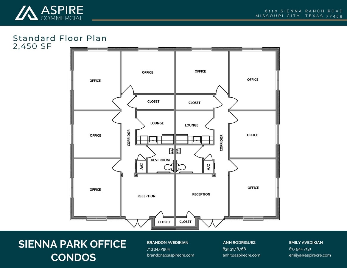 6110 Sienna Ranch, Missouri City, TX 77459 - Lot 602 -  - Plan d’étage - Image 1 of 4
