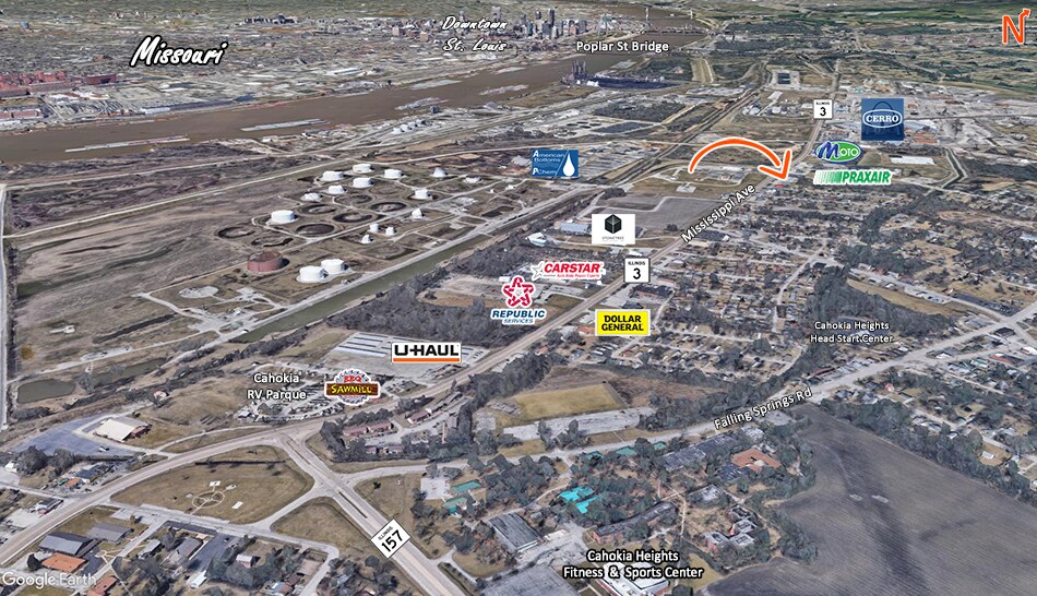 3315-3323 Mississippi Ave, Cahokia, IL à louer - Photo de l’immeuble – Image 2 sur 2