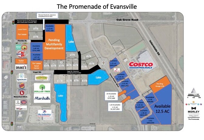 1501 N Burkhardt Rd, Evansville, IN à vendre - Plan de site – Image 2 sur 2