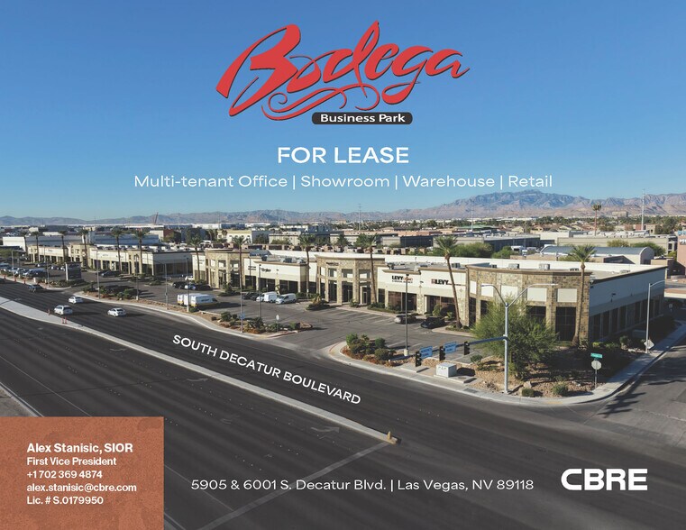 6001 S Decatur Blvd, Las Vegas, NV à louer - Aérien – Image 1 sur 6