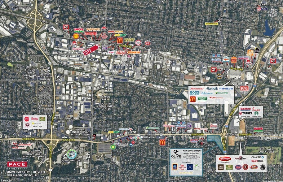 10500 Page Ave, Saint Louis, MO à louer - Aérien – Image 2 sur 2