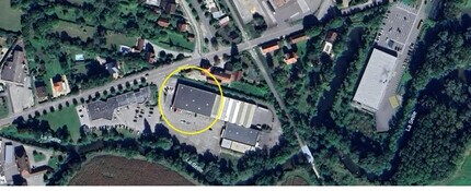 Bletterans - Vue aérienne  vue de carte