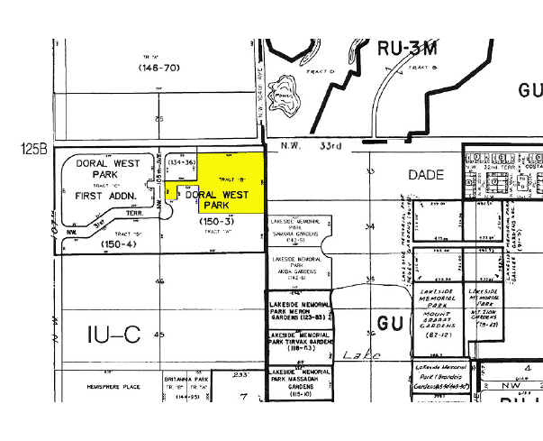 10400 NW 33rd St, Miami, FL à louer - Plan cadastral – Image 2 sur 25