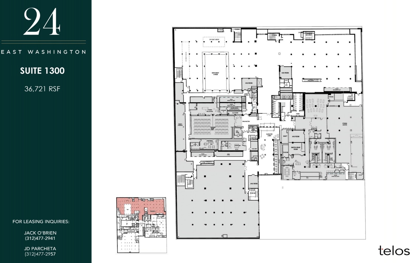24 E Washington St, Chicago, IL à louer Plan d’étage– Image 1 sur 1