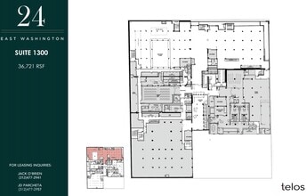 24 E Washington St, Chicago, IL à louer Plan d’étage– Image 1 sur 1
