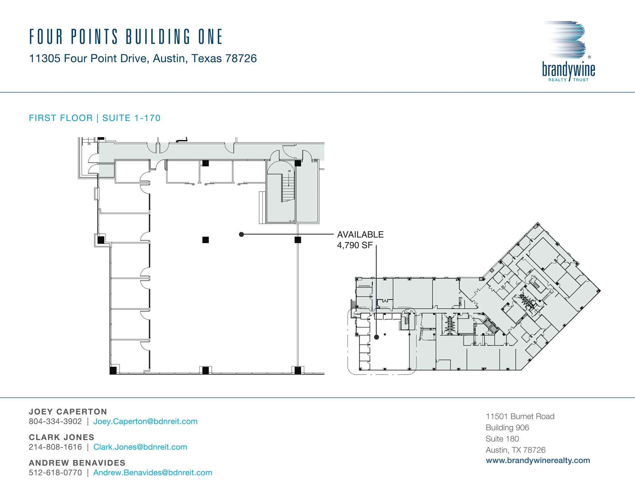 11305 Four Points Dr, Austin, TX à louer Plan de site– Image 1 sur 1