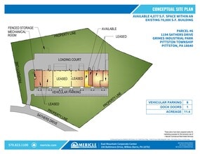 1200 Sathers Dr, Pittston, PA à louer Plan de site– Image 2 sur 4