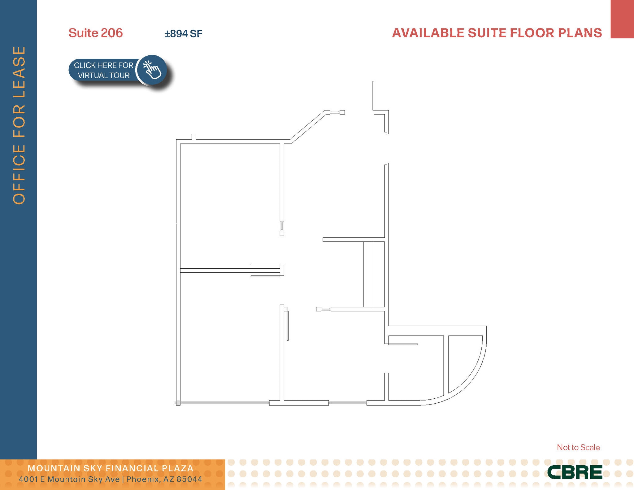 4001 E Mountain Sky Ave, Phoenix, AZ à louer Plan d’étage– Image 1 sur 7