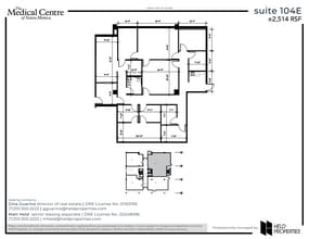 2021 Santa Monica Blvd, Santa Monica, CA à louer Plan d’étage– Image 1 sur 2