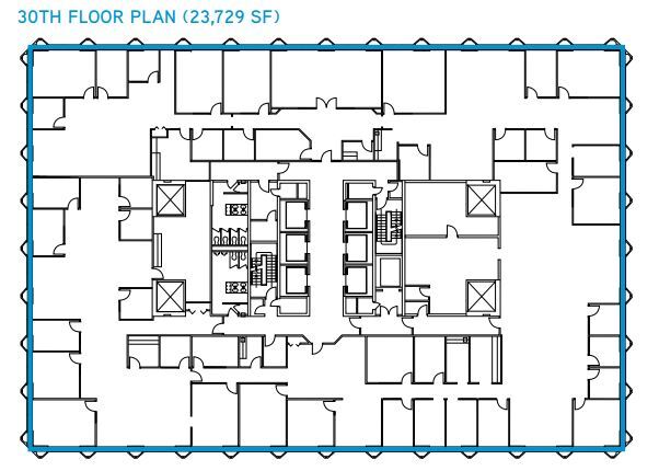 10020 100th St NW, Edmonton, AB à louer Plan d’étage– Image 1 sur 2