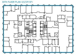 10020 100th St NW, Edmonton, AB à louer Plan d’étage– Image 1 sur 2