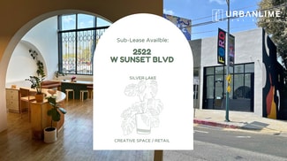 Plus de détails pour 2520-2522 W Sunset Blvd, Los Angeles, CA - Local commercial à louer