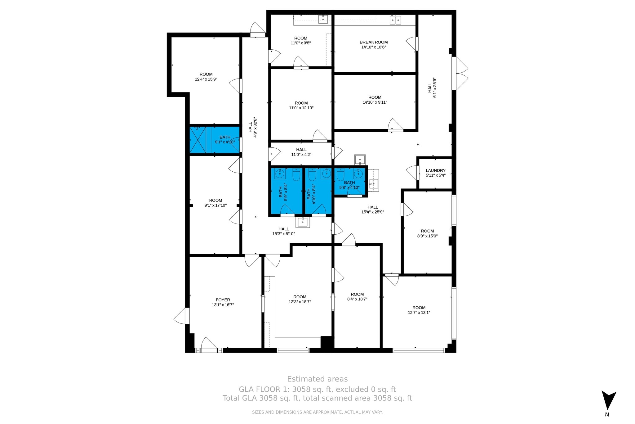 1801-1821 N McKenzie St, Foley, AL à louer Plan d’étage– Image 1 sur 1