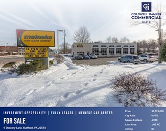 Plus de détails pour 9 Dorothy Ln, Stafford, VA - Local commercial à vendre