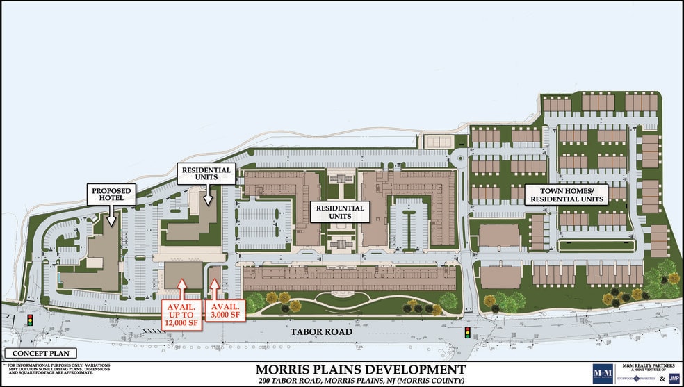 200 Tabor Rd, Morris Plains, NJ à louer - Plan de site – Image 2 sur 4