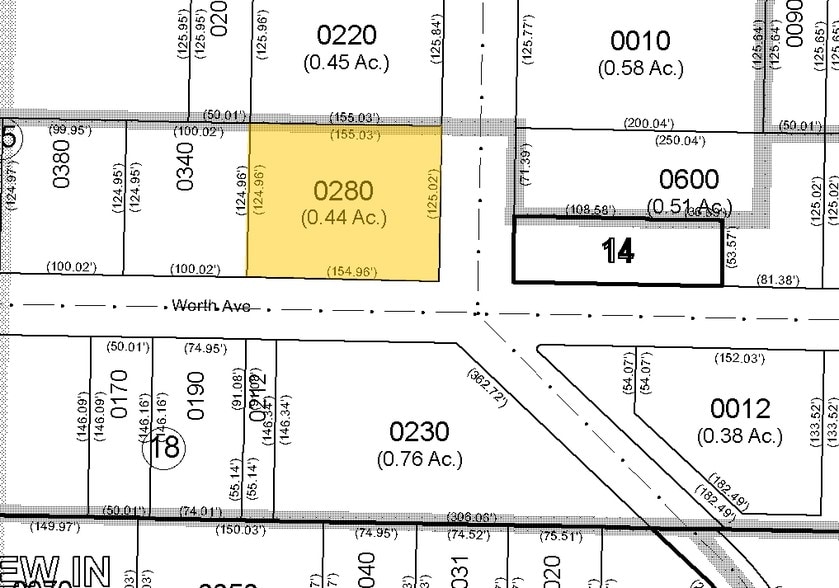 201-211 Worth Ave, Palm Beach, FL à louer - Plan cadastral – Image 2 sur 7