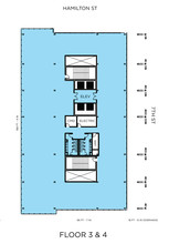 700 Hamilton St, Allentown, PA à louer Plan d’étage– Image 1 sur 1