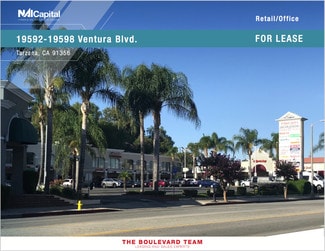 Plus de détails pour 19522-19598 Ventura Blvd, Tarzana, CA - Bureau, Local commercial à louer
