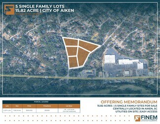 Plus de détails pour 906 Valley Road, Aiken, SC - Terrain à vendre
