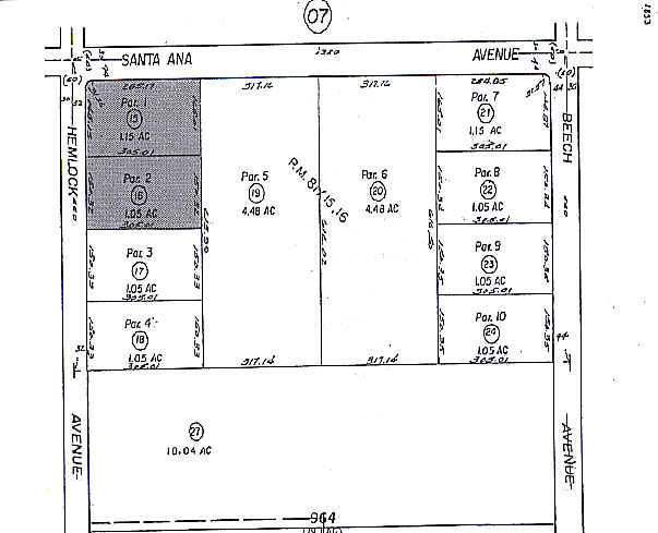10905 Hemlock Ave, Fontana, CA à louer - Plan cadastral – Image 2 sur 5