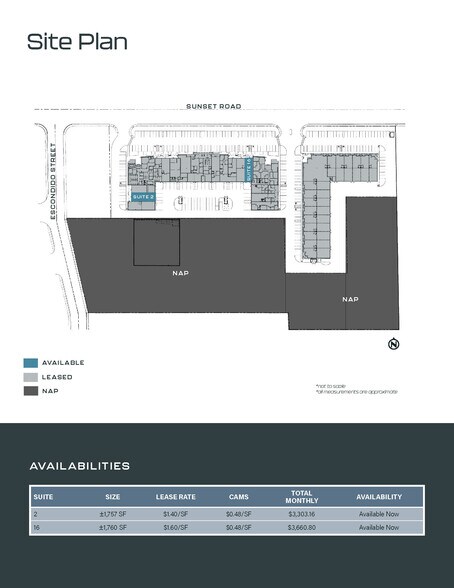 1525 E Sunset Rd, Las Vegas, NV à louer - Plan de site – Image 2 sur 6