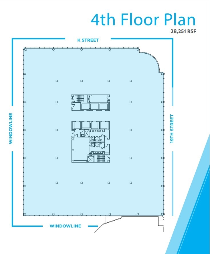 1900 K St NW, Washington, DC à louer Plan d’étage– Image 1 sur 4