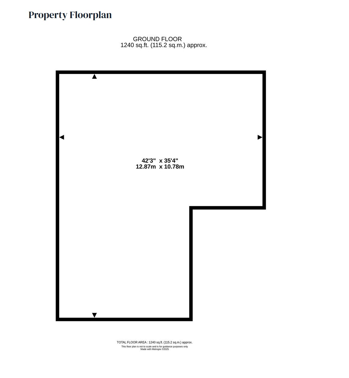 72 High St, Evesham à louer Plan d’étage– Image 1 sur 1