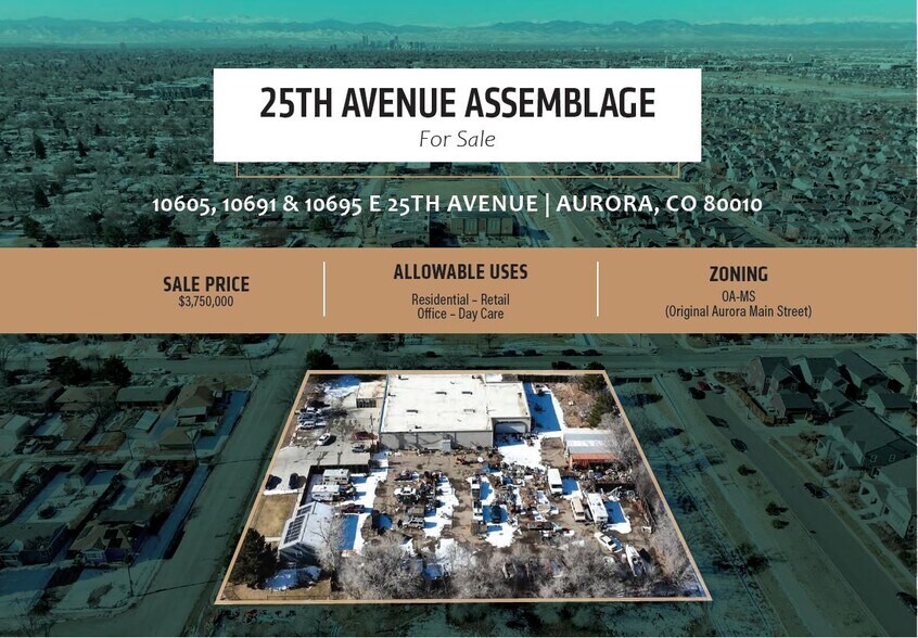 10605 E 25th Ave, Aurora, CO à vendre - Photo de l’immeuble – Image 1 sur 3