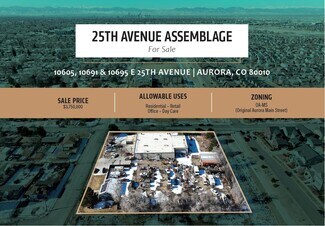 Plus de détails pour 10605 E 25th Ave, Aurora, CO - Industriel/Logistique à vendre