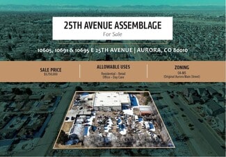 Plus de détails pour 10605 E 25th Ave, Aurora, CO - Local d’activités à vendre