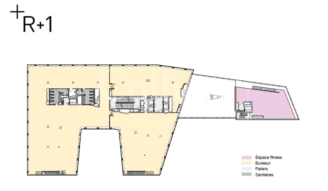 126 Boulevard Macdonald, Paris à louer Plan d’étage– Image 1 sur 4